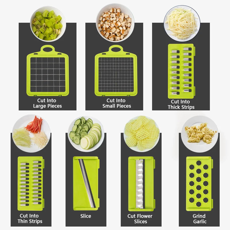 16-in-1 Multifunctional Vegetable Cutter