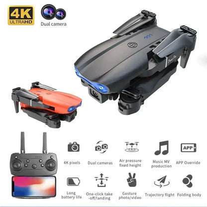 E99Pro RC Drone 4K Professional