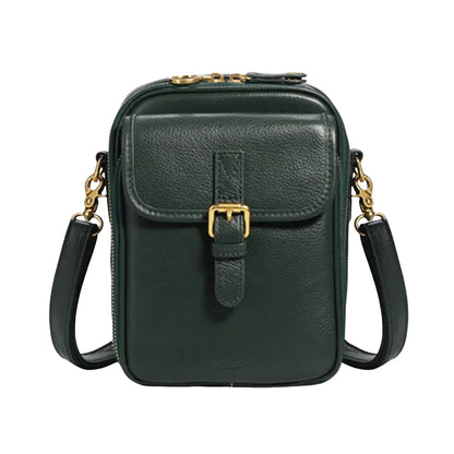 EverydayElite™ Crossbody Bag 🤎 — Timeless Leather, Smart Storage