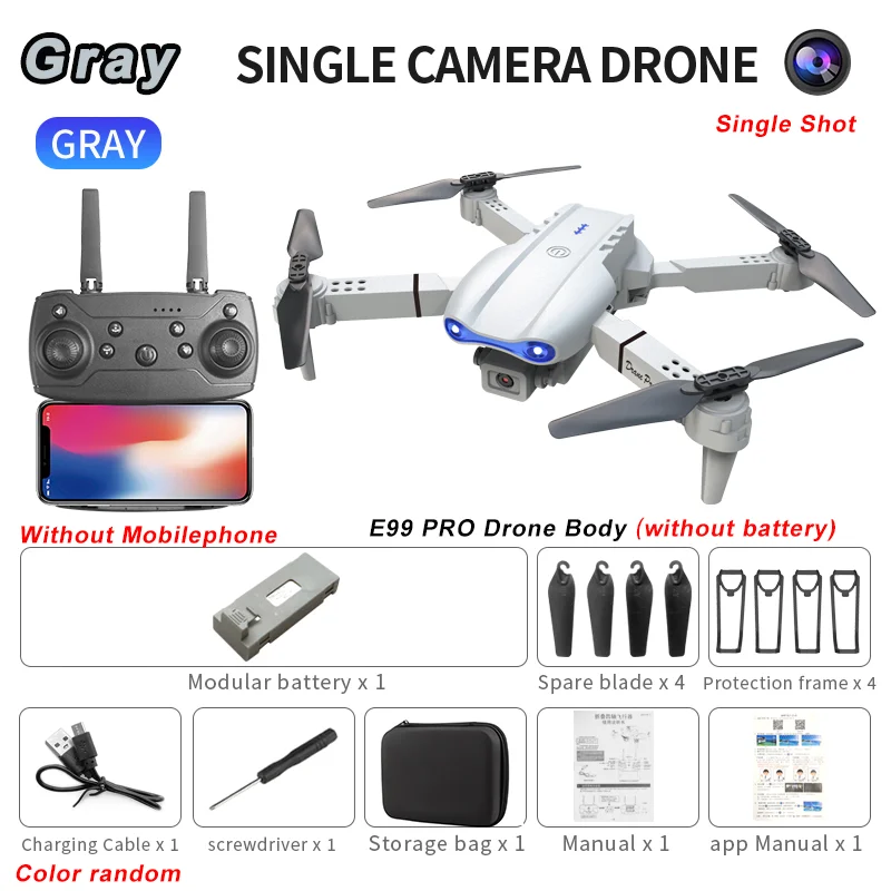 E99Pro RC Drone 4K Professinal