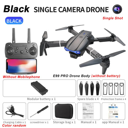 E99Pro RC Drone 4K Professional